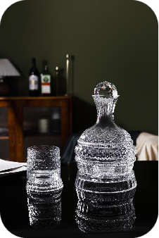 La funzione del decanter di vetro