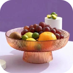 Benefici dei vassoi di frutta di vetro