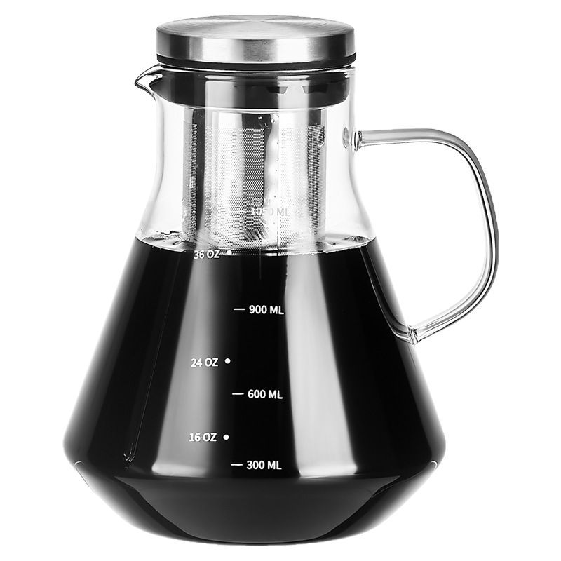 Caraffa per caffè in vetro graduato