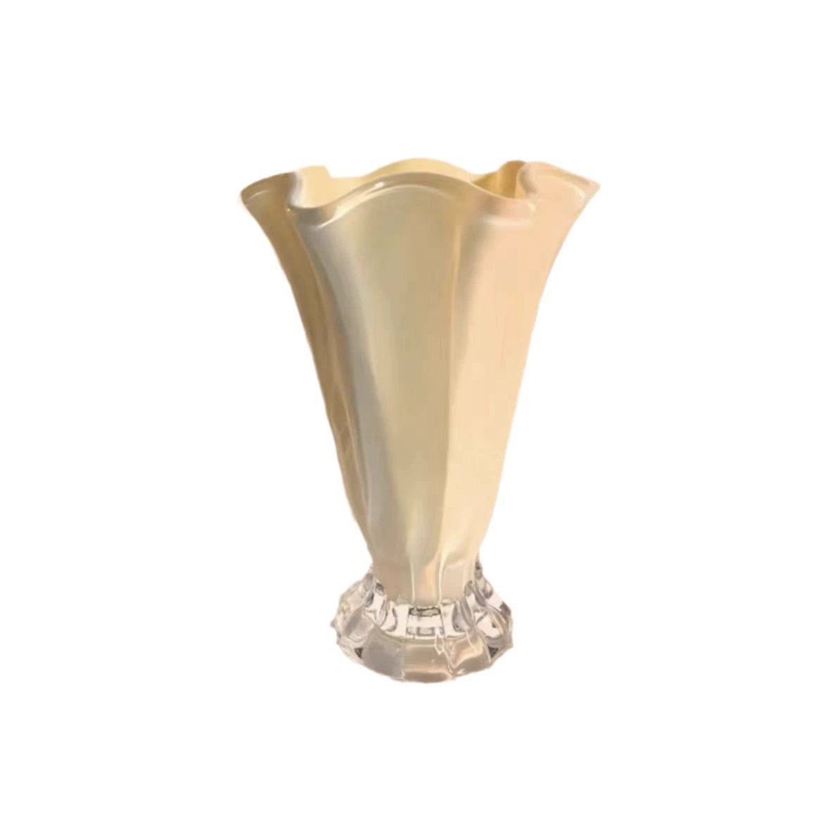 Vaso in vetro petalo di lusso a prezzi accessibili in stile francese