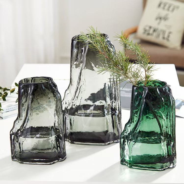 Vaso in vetro colorato in vetro colorato artificiale in stile cinese