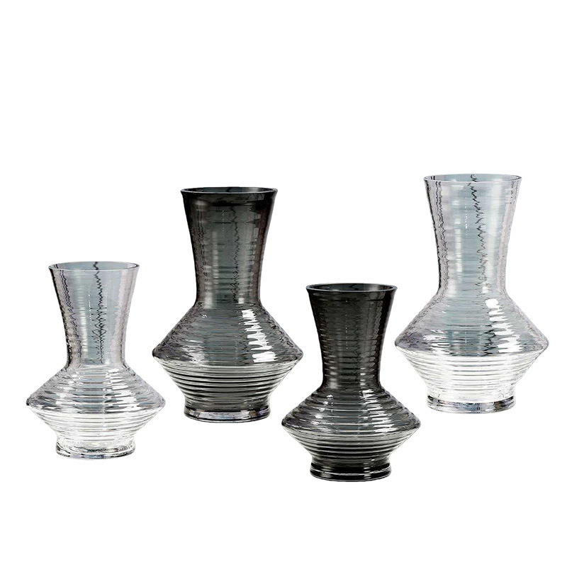Vaso in vetro semplice e creativo in stile europeo