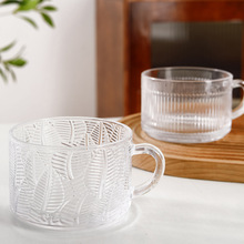 Tazza di vetro da dessert per colazione di alto valore