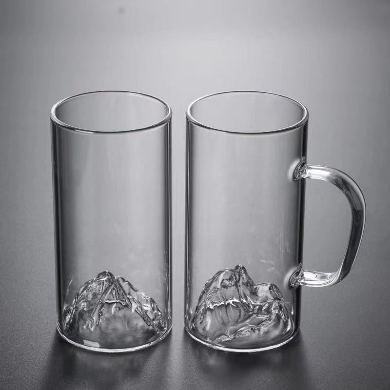 Tazza da montagna in vetro borosilicato ad alto contenuto di stile giapponese