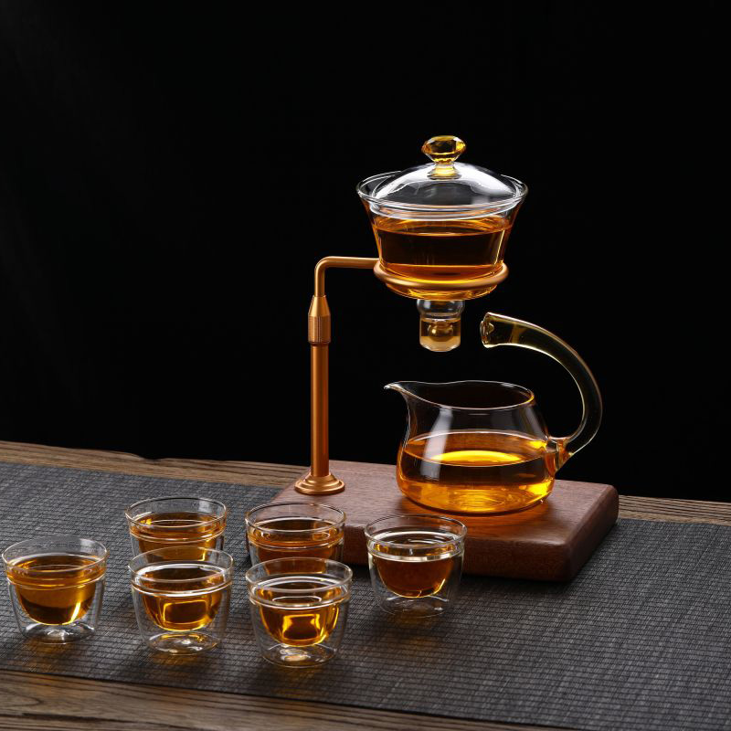 Set di tè in vetro magnetico