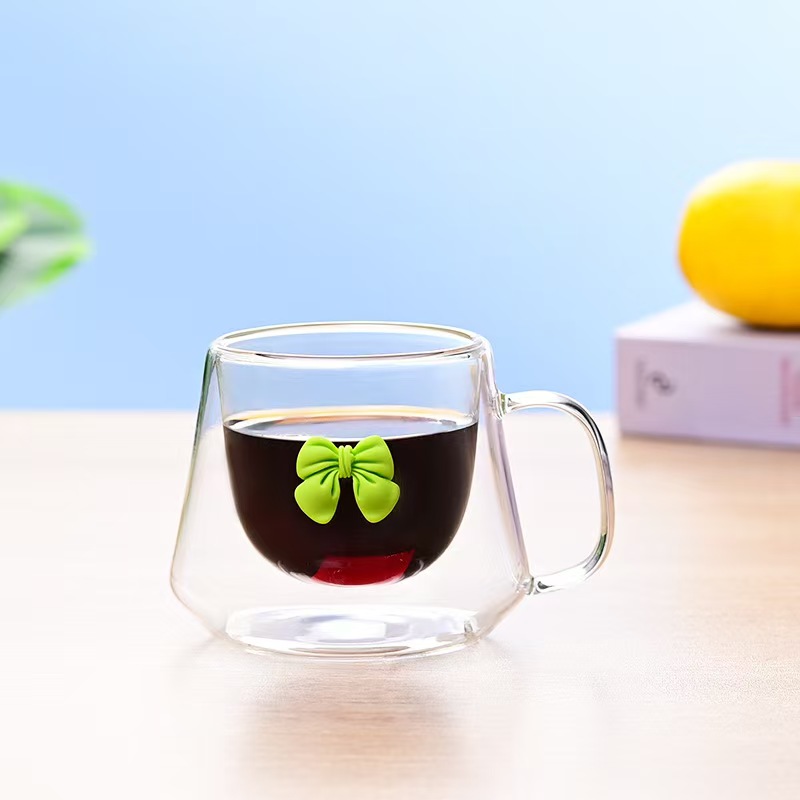 Tazza da latte personalizzata con fiocco